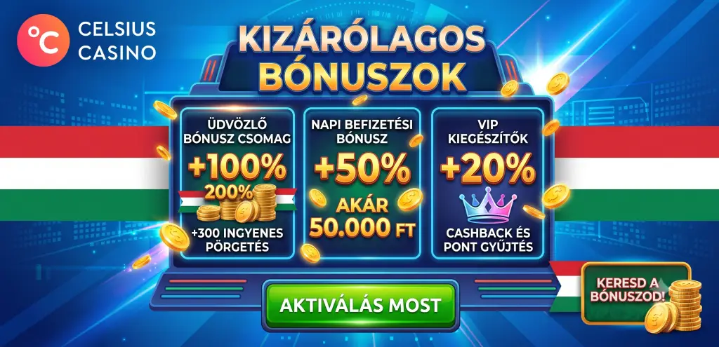 Celsius casino bonus áttekintés